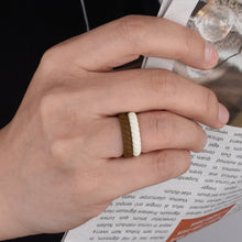 Load image into Gallery viewer, Egnaro Silicone Wedding Ring for Women,Seamless Thin and Stackble Braided Rubber Wedding Bands Rubber Rings for Women