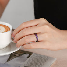 Load image into Gallery viewer, Egnaro Silicone Wedding Ring for Women,Seamless Thin and Stackble Braided Rubber Wedding Bands Rubber Rings for Women