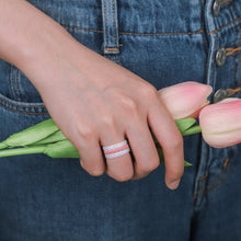 Load image into Gallery viewer, Egnaro Silicone Ring Women, Stackable Braided Rings for Women, Breathable Inner Arc Rubber Rings Women, Unique Design Silicone Wedding Bands Women