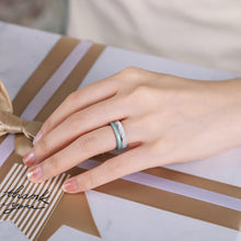 Load image into Gallery viewer, Egnaro Silicone Ring Women, Stackable Braided Rings for Women, Breathable Inner Arc Rubber Rings Women, Unique Design Silicone Wedding Bands Women