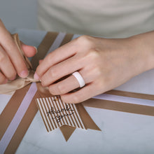 Load image into Gallery viewer, Egnaro Inner Arc Ergonomic Breathable Design, Silicone Rings for Women with Half Sizes, Women's Silicone Wedding Band, 6mm Wide - 2mm Thick