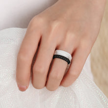 Load image into Gallery viewer, Egnaro Silicone Wedding Bands Women, Inner Arc Ergonomic Breathable Design Silicone Rubber Wedding Bands Rubber Rings for Women