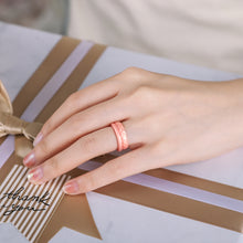 Load image into Gallery viewer, Egnaro Silicone Ring Women, Stackable Braided Rings for Women, Breathable Inner Arc Rubber Rings Women, Unique Design Silicone Wedding Bands Women