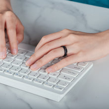 Load image into Gallery viewer, Egnaro Inner Arc Ergonomic Breathable Design, Silicone Rings for Women with half sizes, Women's Silicone Wedding Band,5mm Wide-2mm Thick