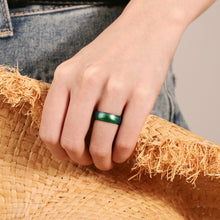 Load image into Gallery viewer, Egnaro Inner Arc Ergonomic Breathable Design, Silicone Rings for Women with half sizes, Women's Silicone Wedding Band,5mm Wide-2mm Thick