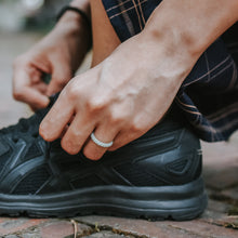 Load image into Gallery viewer, Egnaro Silicone Wedding Ring for Women,Seamless Thin and Stackble Braided Rubber Wedding Bands Rubber Rings for Women