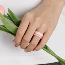 Load image into Gallery viewer, Egnaro Silicone Wedding Bands Women, Inner Arc Ergonomic Breathable Design Silicone Rubber Wedding Bands Rubber Rings for Women