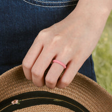 Load image into Gallery viewer, Egnaro Silicone Wedding Ring for Women,Seamless Thin and Stackble Braided Rubber Wedding Bands Rubber Rings for Women