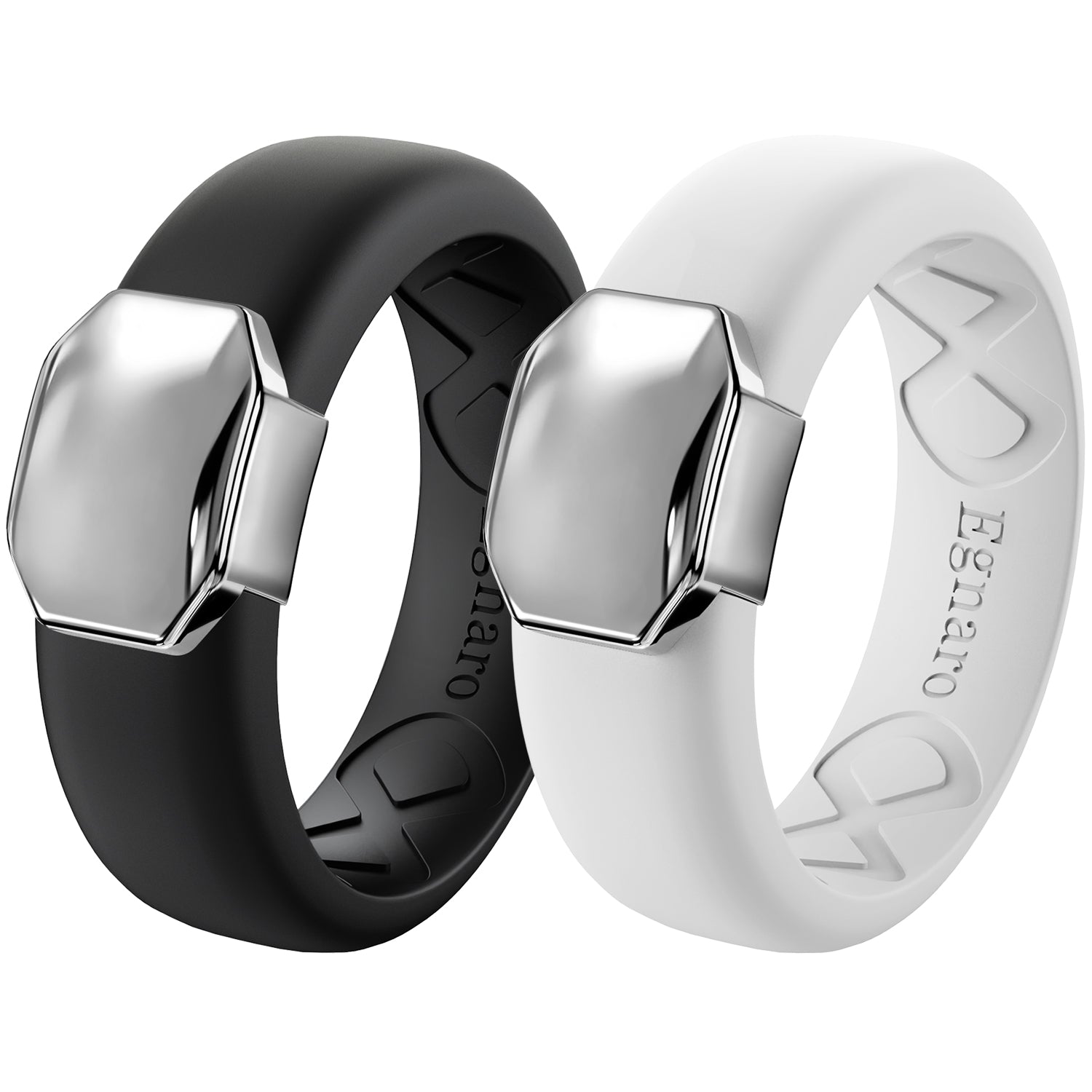 Silicone Wedding Bands Women Egnaro Silicone Promise Rings 6mm